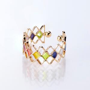 ルミネマルチカラーイヤーカフ【K10YG】