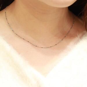 ルミネブルーグラデーションネックレス【Pt850】