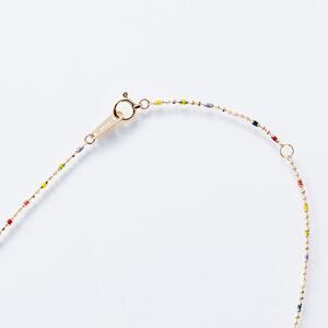 ルミネマルチカラーネックレス【K10YG】