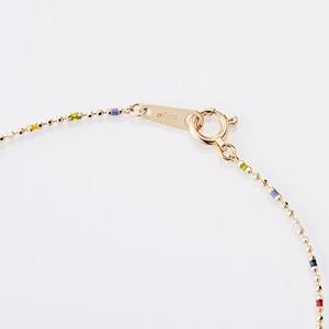 ルミネマルチカラーブレスレット【K10YG】