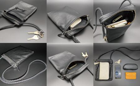 【-LESS PREVAIL】Revive/キーリングスライドミニショルダー(ブラック) PSTB-6000