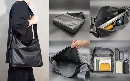 【-LESS PREVAIL】Revive/ワイドストラップショルダー(ブラック) PSTB-6004