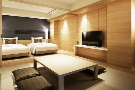 【神戸みなと温泉 蓮】平休日1泊2食付 ペア宿泊券《シーサイドデラックス和洋室》