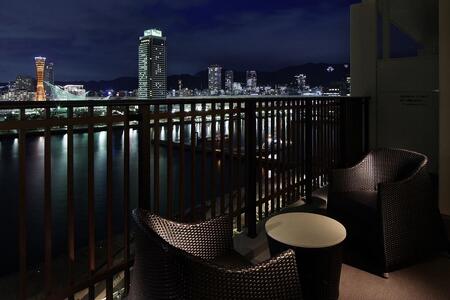 【神戸みなと温泉 蓮】平休日1泊2食付 ペア宿泊券《シーサイドデラックス和洋室》