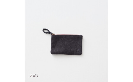 ENISICA エニシカ ジビエ鹿革 リンシカ ポーチS 古墨 (こぼく)