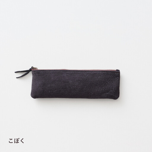 ENISICA エニシカ ジビエ鹿革 カクシカ ペンケース 古墨 (こぼく)
