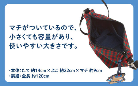 【ファミリア】ポシェット（赤系ファミリアチェック）【2026年1月中旬以降お届け予定】