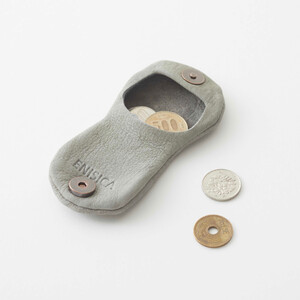 ENISICA エニシカ ジビエ鹿革 リンシカ コインケース 雪曇 (ゆきぐもり)