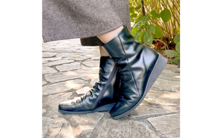 【神戸靴】履いてる方が心地いい職人手作りブーツ(撥水革&防滑底使用)