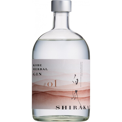 白鶴 KOBE HERBAL GIN 白風 (しらかぜ）#01 700ml瓶 （化粧箱付き）