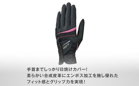 ゼクシオレディスグローブ GGG-X022W ブラック21cm