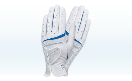 【高島屋選定品】ゼクシオレディースグローブ GGG-X022WW両手用 ホワイトブルー18cm