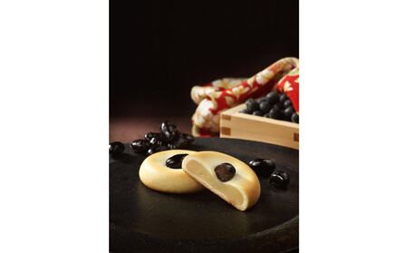 【リッチフィールド】「にほんの母より」丹波みるく黒豆萬 (洋風まんじゅう 8個入)