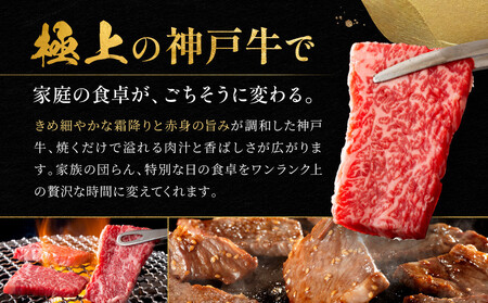 神戸牛 焼肉用 かた・もも 500g KBY2