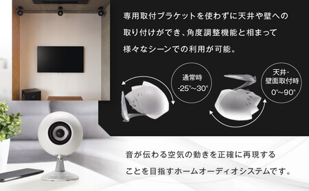 コンパクトスピーカー  【カラー：ホワイト】 TD307MK3WH