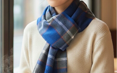 【神戸タータン】ウールマフラー マフラー