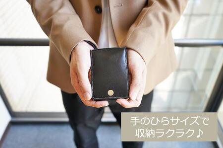【ブラック】FOOTANブランド　本革小銭入れ・カードケース・コインケース