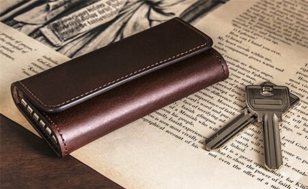 名入れ無料 Lemmaのキーケース（ブラック）