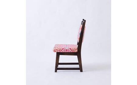 【神戸を代表する】創業150年日本一古い洋家具屋の小椅子ポロチェア【永田良介商店】【Pink oriental/High type】