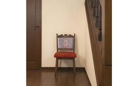 【神戸を代表する】創業150年日本一古い洋家具屋の小椅子ポロチェア【永田良介商店】【Orange flower/High type】