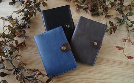 職人手作り お薬手帳ケース 大容量なのにコンパクト 診察券 母子手帳 病院 通院 カバー MEDIC【ブルー】