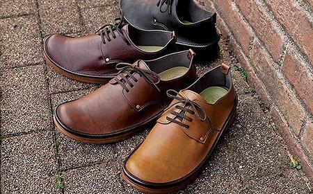 【神戸セレクション認定】元オリンピックマラソン選手愛用！ 職人の手作り やわらかメンズシューズ WWING 紳士靴【ヴィンテージキャメル／25.0cm】