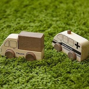 桧のおもちゃ アイコニー はたらく車シリーズ IKONIH Vehicle Series