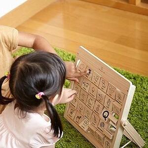桧のおもちゃ　アイコニー　知育セット（アルファベット・積み木・ナンバータワー） IKONIH　Educational Set