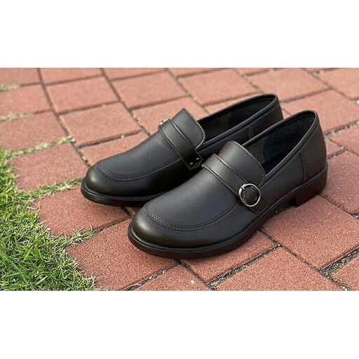 【職人手作り】靴ずれから解放 やわらかベルトローファー 学生靴 通学 通勤 冠婚葬祭  A0663（ダークブラウン）