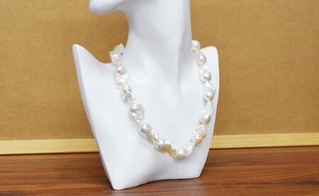 淡水真珠バロックネックレス　　