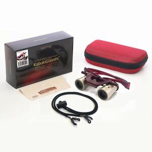 カブキグラス(ワインレッド)高性能双眼鏡