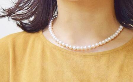 淡水本真珠ネックレス&イヤリングセット