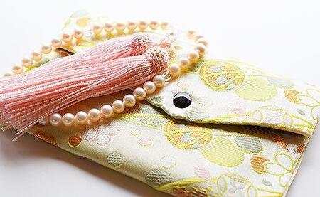 淡水本真珠お念珠／ピンク　　