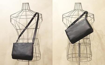 【alto.】スマートショルダーバッグ/サコッシュ (L)AKEB-3103(ブラック)