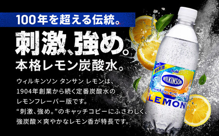 アサヒ飲料 ウィルキンソン タンサン レモン（500mlペットボトル×24本×2箱）【2026年2月以降のお届け予定】