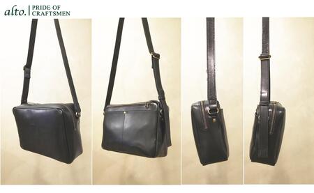 【alto.】BOX型ショルダーバッグ AMSB-1151(ブラック)