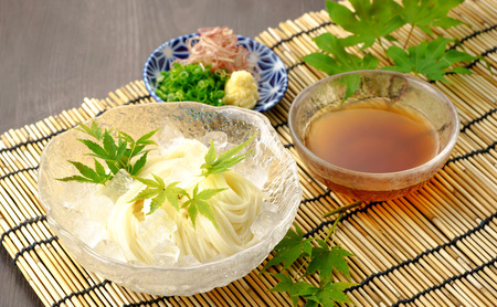 蓮オリジナル 播州古式特選 手延麺3種セット（桐箱入 3個）[ うどん そうめん そば 乾麺 ギフト 贈答 兵庫県 姫路市 ]