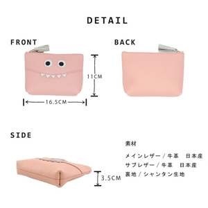 【底マチモンスターポーチSMALL/全20色】毎日の相棒♪定番/底マチ仕様のふっくらモンスターマルチポーチ レディース 化粧ポーチ メイク コスメ コンパクト マルチ 小さめ プレゼント トラベル アイスグレー