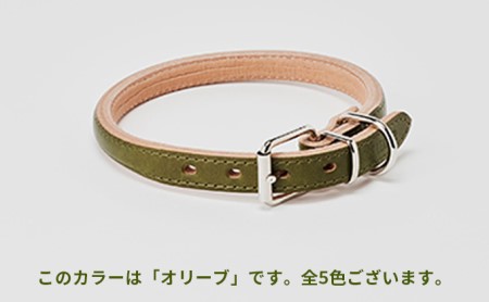 good collar 5号［犬 猫 首輪］ ヒノキ