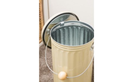 ゴミ箱 オバケツ おむつ 消臭ペール 渡辺金属工業 バケツ職人が作る トラッシュカン ゴミ入れ ゴミ インテリア レトロ トタン バケツ 蓋付き 消臭 臭わない オムツ 介護 介護用 室内 国産 赤