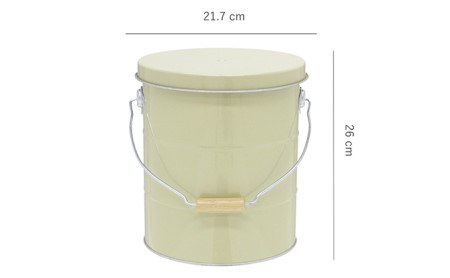 米びつ トタンの米びつ 5kg 渡辺金属工業 バケツ職人が作る オバケツ ライスストッカー キッチン キッチン用品 計量付き 米 お米 保存 保存容器 防虫 トタン バケツ 蓋付き 国産 米櫃 兵庫 兵庫県 姫路 姫路市 緑