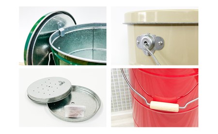 米びつ トタンの米びつ 5kg 渡辺金属工業 バケツ職人が作る オバケツ ライスストッカー キッチン キッチン用品 計量付き 米 お米 保存 保存容器 防虫 トタン バケツ 蓋付き 国産 米櫃 兵庫 兵庫県 姫路 姫路市 緑