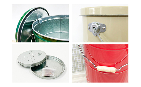 米びつ トタンの米びつ 20kg キャスター付 渡辺金属工業 バケツ職人が作る オバケツ ライスストッカー キッチン キッチン用品 計量付き 米 保存 保存容器 防虫 トタン 蓋付き 米櫃 兵庫 兵庫県 姫路 姫路市　お届け：2025年2月以降順次発送予定 緑