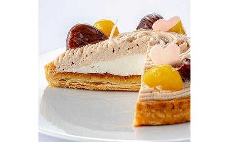 「栗のタルト」 甘露煮 渋皮煮 誕生日 ギフト 記念日 パイ チョコレート マロン ／ エクラン・ビジュー  【クリスマス・ケーキ・タルト・フルーツ・スイーツ・果物・手作り】 お菓子 洋菓子 