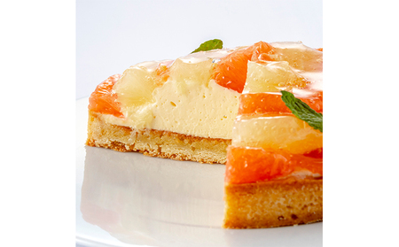 「ピンク・ホワイトグレープのタルト」 グレープフルーツ 誕生日 ギフト 記念日 カスタード ／ エクラン・ビジュー  【クリスマス・ケーキ・タルト・フルーツ・スイーツ・果物・手作り】 お菓子 洋菓子 