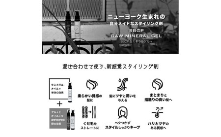 SBCP生ミネラル ヘアオイル 男女兼用 75g 美容 プロ用ヘアオイル