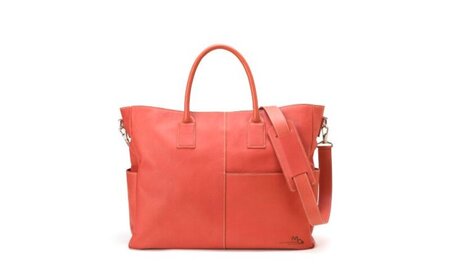 A4サイズでビジネスに使える本革トートバッグ　全5色 ファッション かばん  バーミリオン