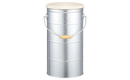 米びつ ひのきとトタンの米びつ 10kg シルバー 渡辺金属工業 バケツ職人が作る オバケツ ライスストッカー キッチン 米 保存 保存容器 耐久性 二重構造 便利 防虫剤 乾燥剤 トタン 蓋付き ヒノキ 米櫃