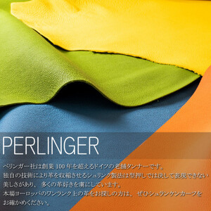 HEDGE　ドイツペリンガー社の本シュリンク牛革を使用した名刺入れ(グレージュ)【1156282】