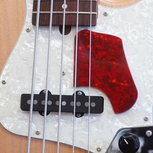 【ベース用カスタムパーツ】Finger Step / Lサイズ / 赤べっ甲4P　【Sago】【1445707】